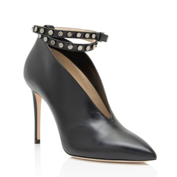 Jimmy Choo Shoes - Jimmy Choo Leather Studded Lark Bootie- Size 7.5 / 37.5